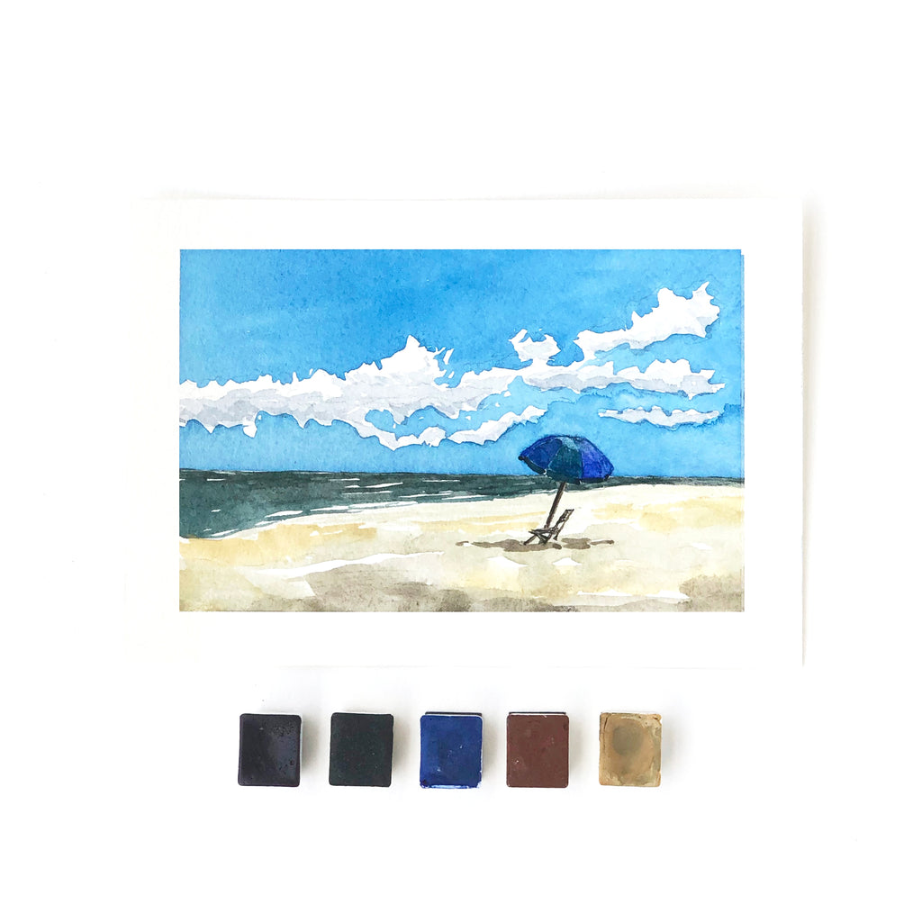 Blue Set - 12 Color Set - Smalt, Phtalo, Ultramarine, Cerulean, Azure, –  poemsaboutyou